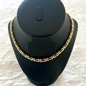 Melania Clara Gold Link Necklace